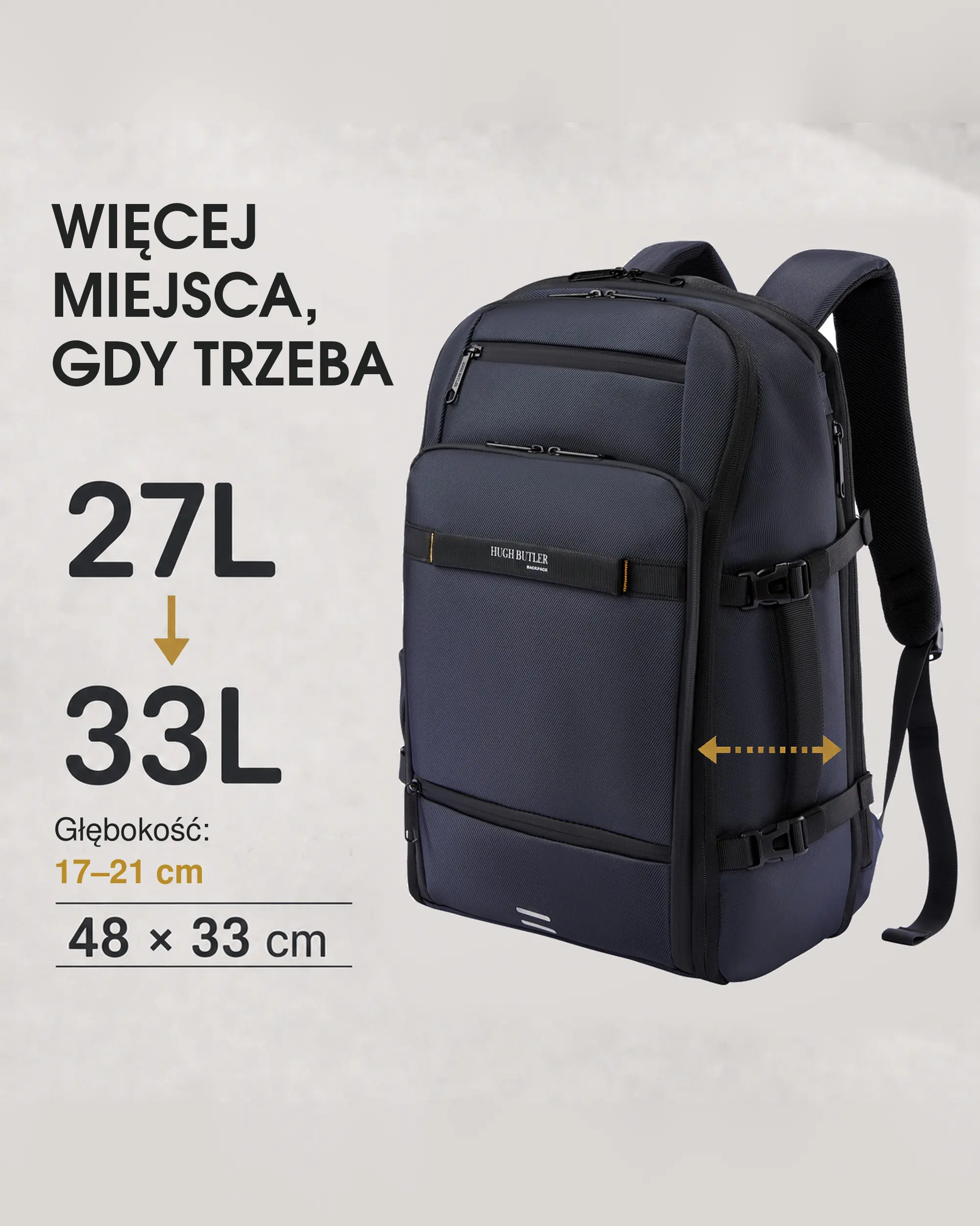 Plecak na laptopa Hugh Butler - Oliver